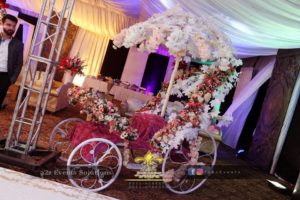 cinderella doli, bridal palki, bridal cart, bride entry, palki decor, doli decor, thematic entry, royal wedding, wedding decor