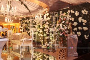 floral backdrop, imported flowers decor