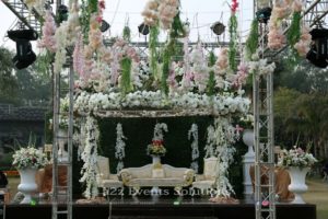 hanging garden, imported flowers decor