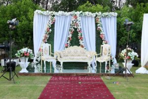 stages decorators, western style stage, stages designers, wedding stage