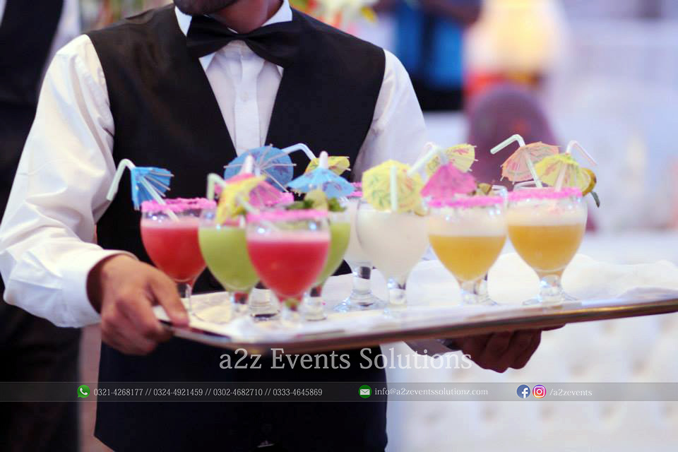 welcome drink, best catering company in lahore