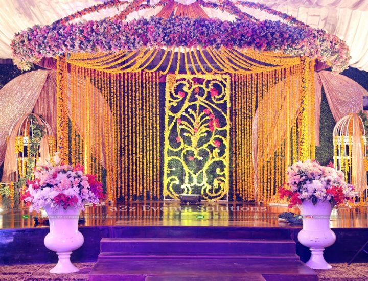 dome stage, wedding stage, mehndi stage, grand stage