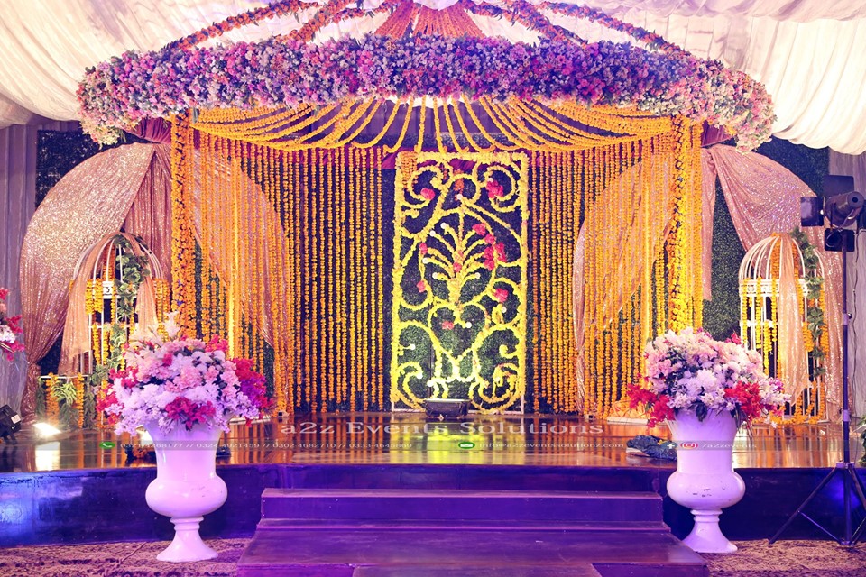dome stage, wedding stage, mehndi stage, grand stage