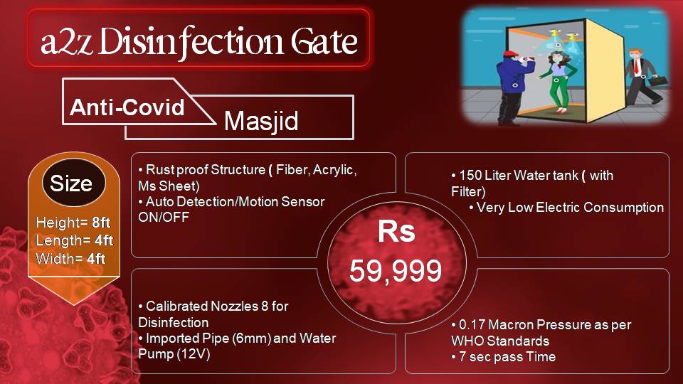 disinfectant walkthrough gate service providers in lahore