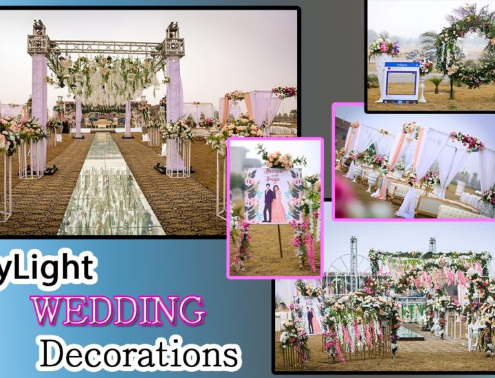 open air walima event, creative wedding planners and designers