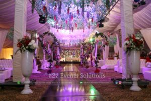 walkway decor, wedding designers and decorators