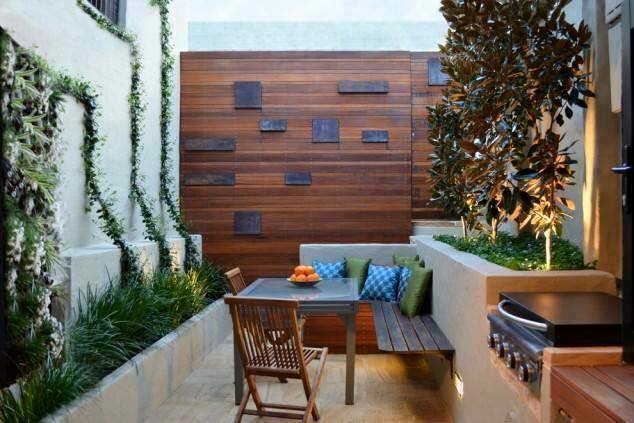 terrace interior design, interior wooden texture