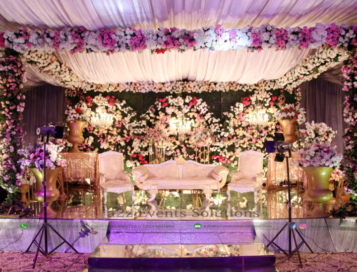 stage decor, wedding stage