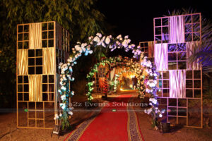 wedding entrance, mehndi decor