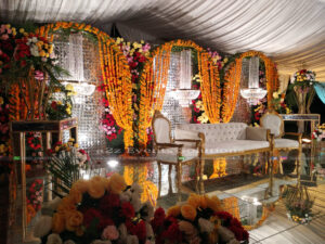 stages designers, mehndi stage