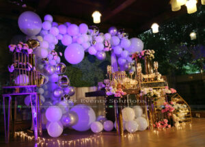 thematic stage, table decor
