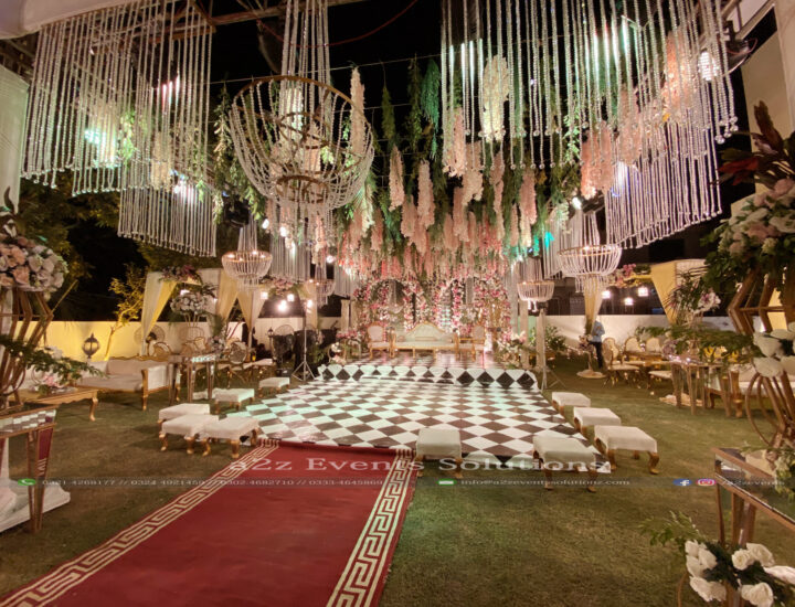 thematic setup, outdoor wedding