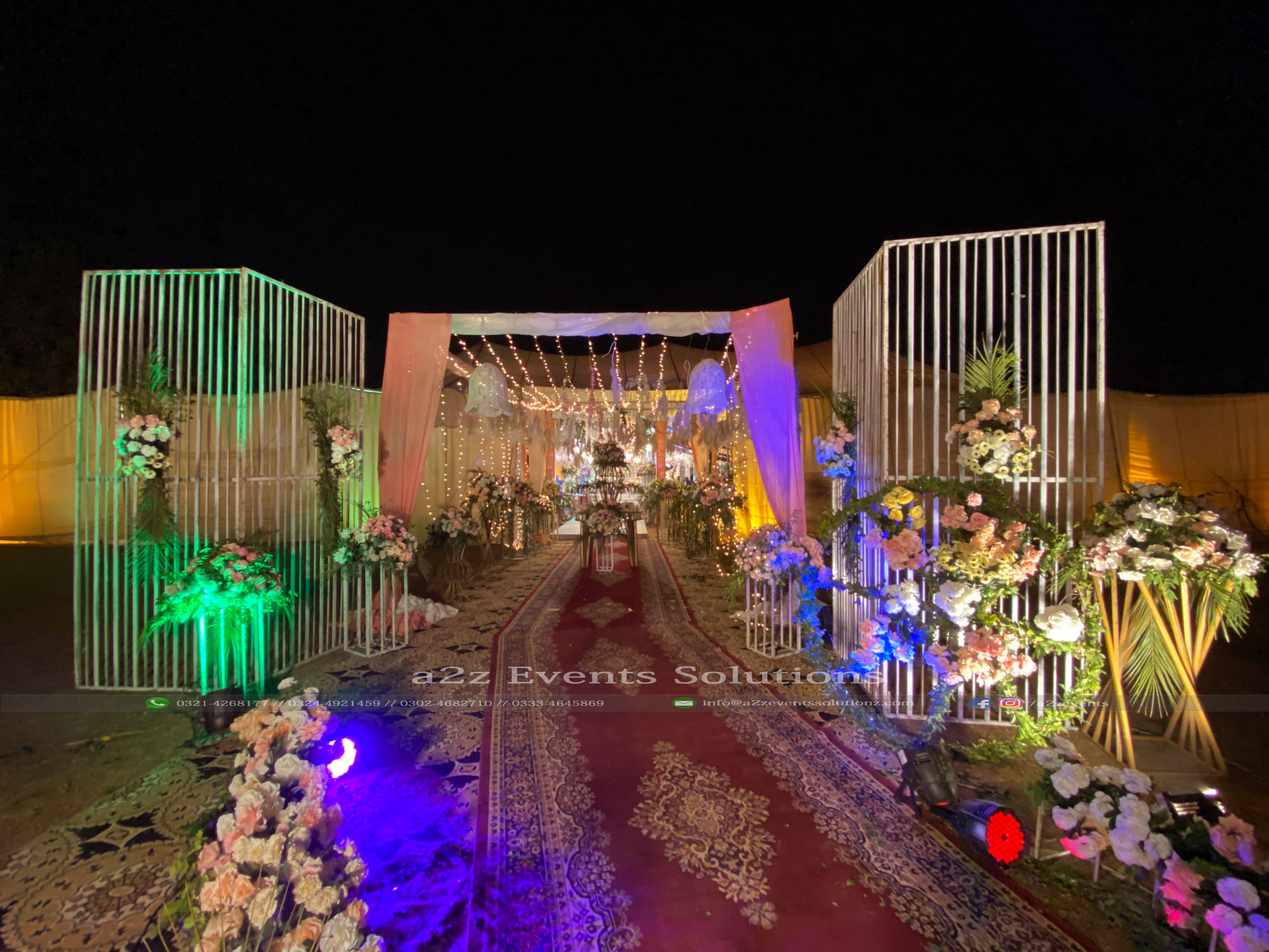 wedding entrance, decor specialists