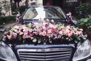 wedding car decoration, new ideas car decor