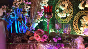 table decor, crystal touch