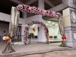launching ceremony, floral entrance