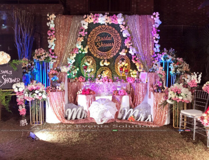 party planners, floral backdrop