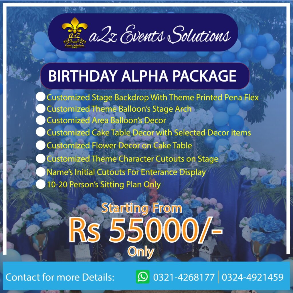 birthday decoration , birthday decoration prices, birthday decor cost