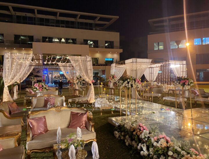 thematic setup, open air decor