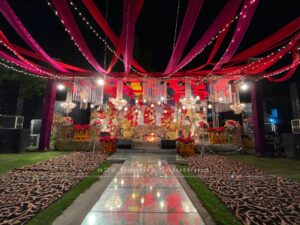 floral stage decor, stages designers