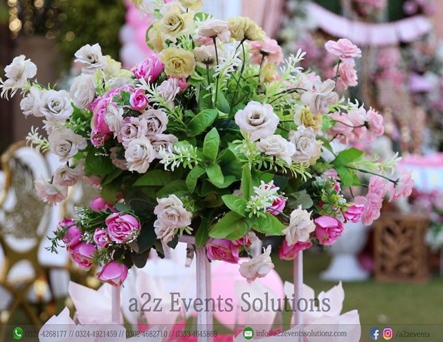 imported flowers decor, centerpiece decor