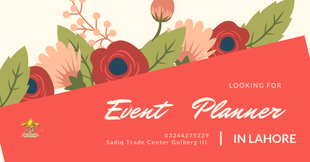 event planner, event planner in lahore