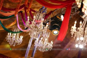chandeliers, event planners and designers