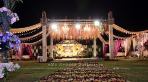 themed wedding, mehndi decor