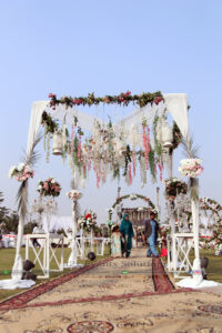 western gazebo, themed wedding