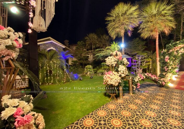 fairy lights decor, wedding designers
