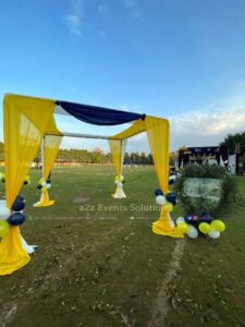 themed gazebo, outdoor catering