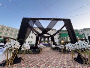 open air decor, fairy lights decorations