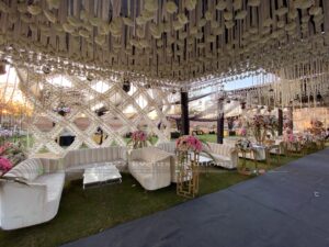 hanging garden, wedding lounges