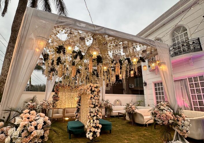 stage, nikah wall