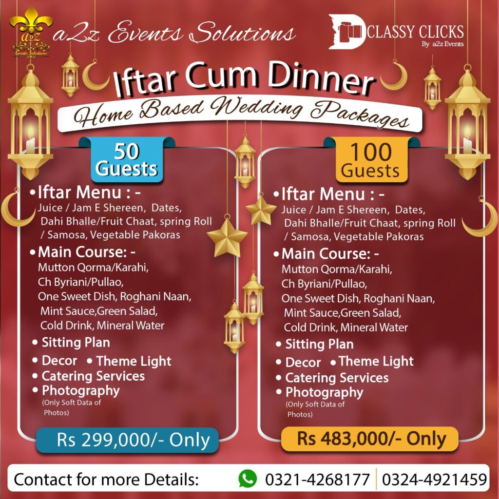 Iftar menu, Food, Ramzan Offer