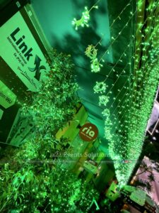 themed lighting 14 august independence day, customized services, interior designers, events management