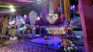 mehndi setup, dance floor, wedding management company, a2z events solutions