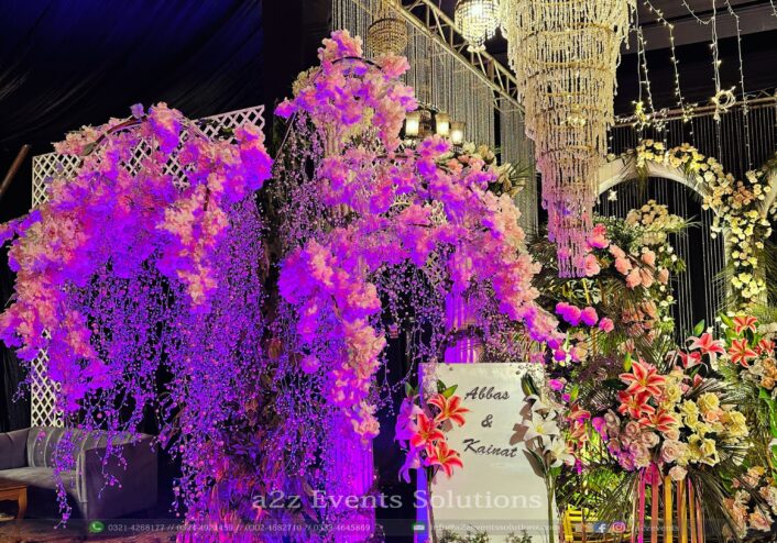 welcome board, pakistani wedding, western theme, a2z events solutions