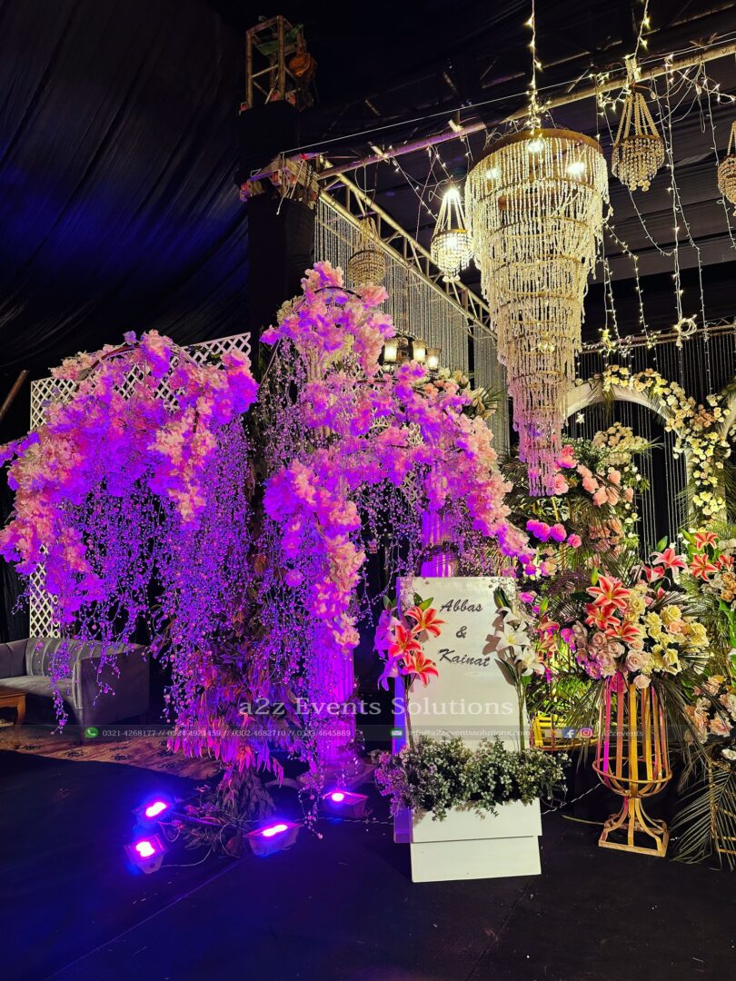 welcome board, pakistani wedding, western theme, a2z events solutions
