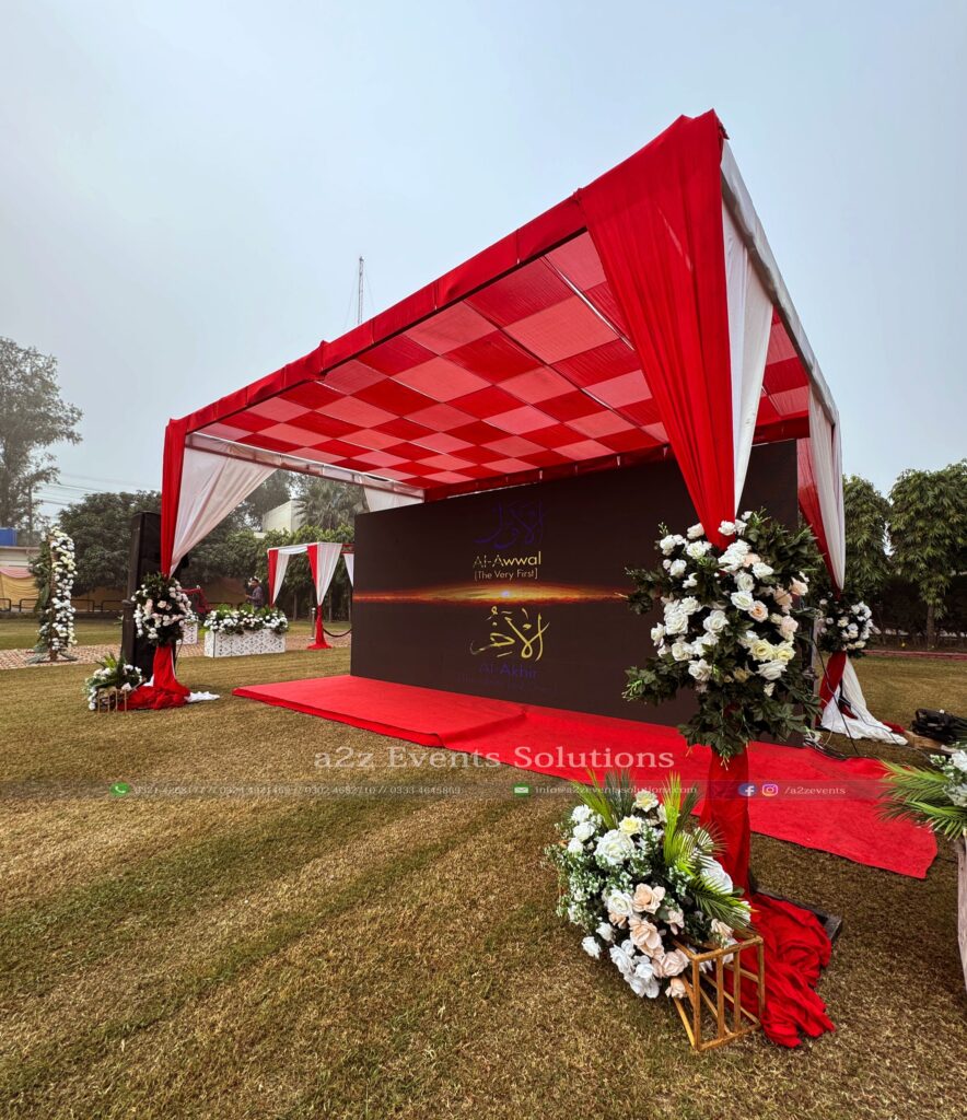 smd-screen-corporate-stage stages designers, outdoor event, corporate decor, multimedia