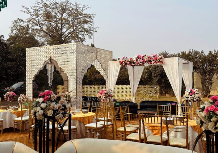 open air setup, wedding caterers, a2z events solutions, events management