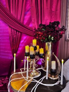 floral and crystal decor, event designers and planners, events management, a2z events solutions