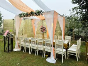 head table, fine dining, wedding designers, event planners