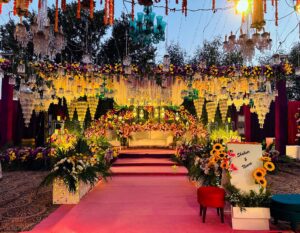 stages designers, stage decor, wedding stage, mehndi stage
