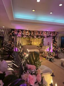 nikkah decor and setup, indoor event, wedding designers and planners, event planners