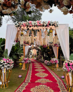 western theme, event planners, wedding decor, open air setup