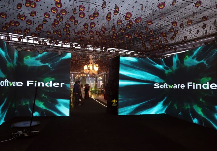 hanging garden, open air setup, smd screen service providers, events planners & designers