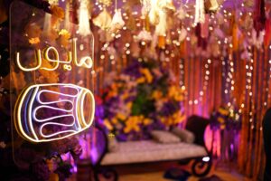 wedding designers, indoor setup, intimate mayoun, home decor