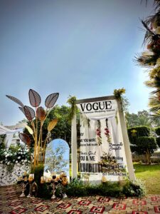 event designers, open air setup, selfie booth, wedding decorators