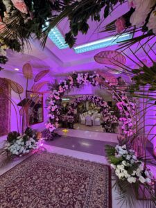 wedding designers, intimate nikkah ceremony, events management company, a2z events solutions
